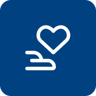 hand holding a heart