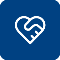 two hands joined to form a heart