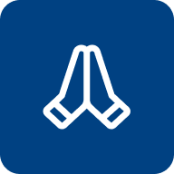 two hands with palms pressed together